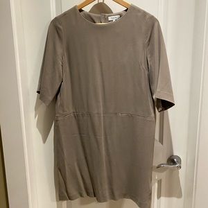 Babaton M Samir Beige Silk Dress